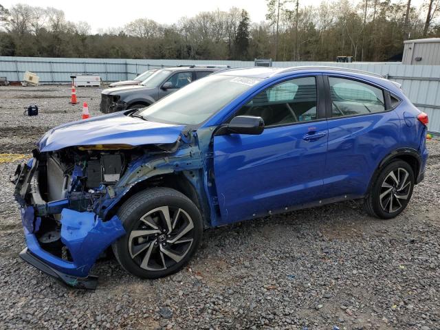 3CZRU5H17KM722405 - 2019 HONDA HR-V SPORT BLUE photo 1