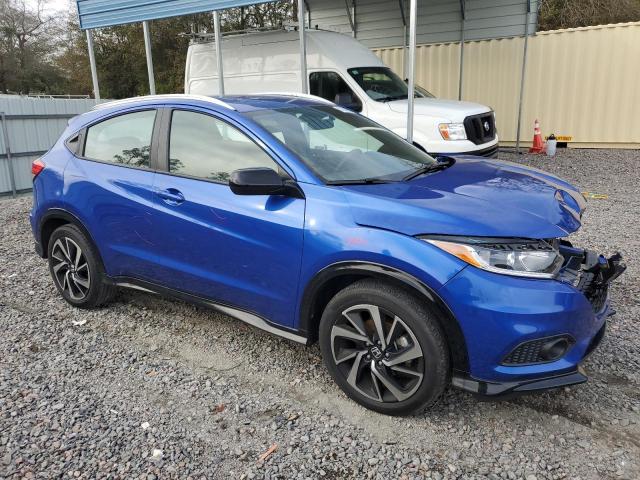 3CZRU5H17KM722405 - 2019 HONDA HR-V SPORT BLUE photo 4