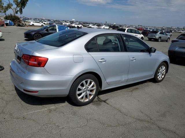 3VWD17AJ3FM325338 - 2015 VOLKSWAGEN JETTA SE SILVER photo 3