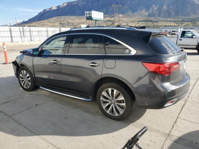 5FRYD4H41FB024709 - 2015 ACURA MDX TECHNOLOGY ნაცრისფერი ფოტო 2