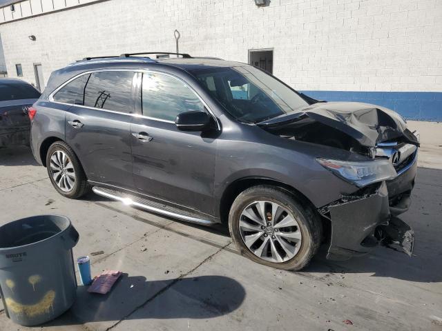 5FRYD4H41FB024709 - 2015 ACURA MDX TECHNOLOGY ნაცრისფერი ფოტო 4