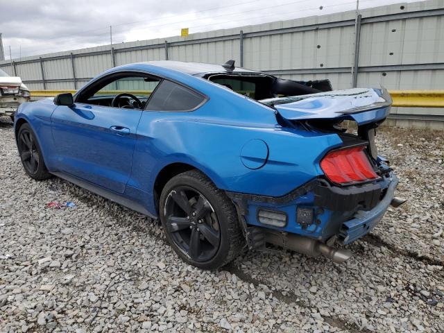 1FA6P8THXM5108601 - 2021 FORD MUSTANG BLUE photo 2