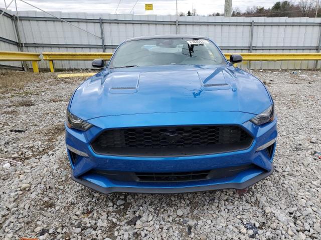 1FA6P8THXM5108601 - 2021 FORD MUSTANG BLUE photo 5