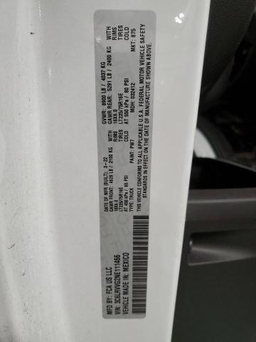 3C6LRVVG2NE111466 - 2022 RAM PROMASTER 2500 STANDARD WHITE photo 13