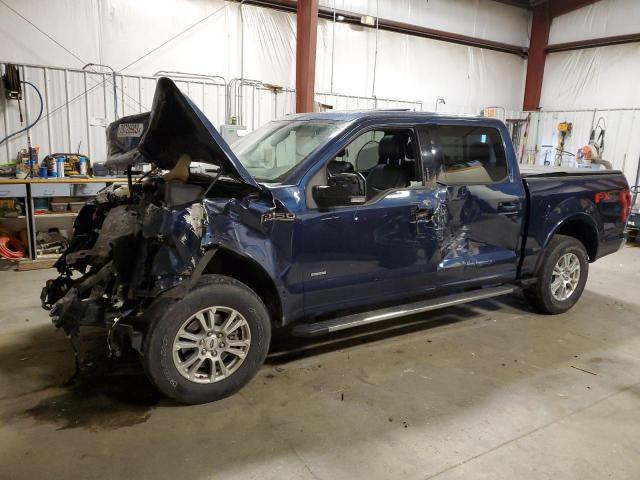 1FTEW1EP3FFB34541 - 2015 FORD F150 SUPERCREW BLUE photo 1
