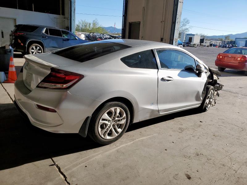 2HGFG3B56EH503553 - 2014 HONDA CIVIC LX SILVER photo 3