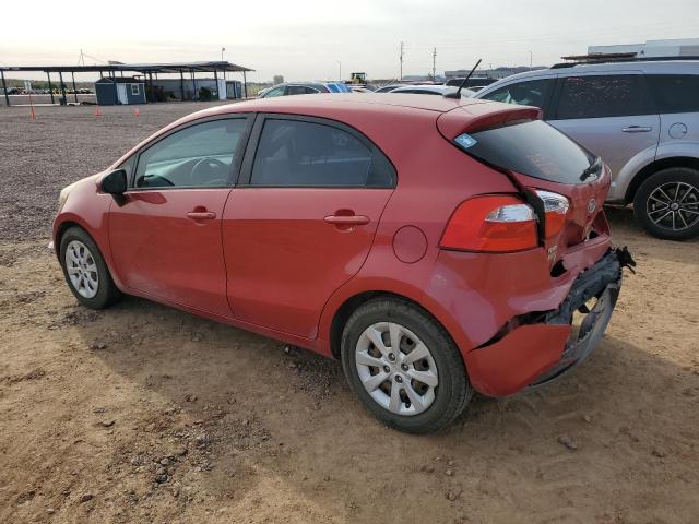 KNADM5A38D6100262 - 2013 KIA RIO LX RED photo 2