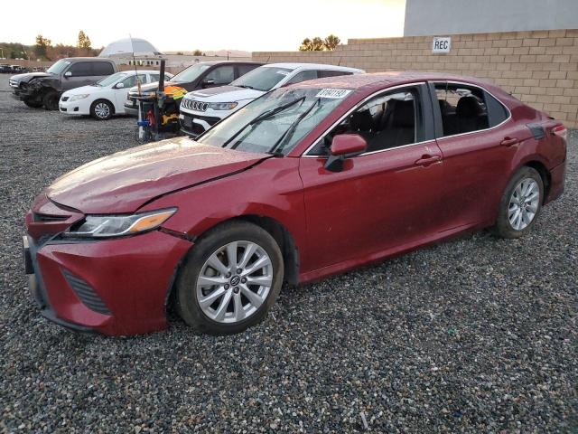 4T1B11HK0JU507276 - 2018 TOYOTA CAMRY L BURGUNDY photo 1