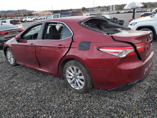 4T1B11HK0JU507276 - 2018 TOYOTA CAMRY L BURGUNDY photo 2