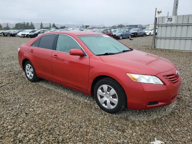 4T4BE46K48R041585 - 2008 TOYOTA CAMRY CE RED photo 4