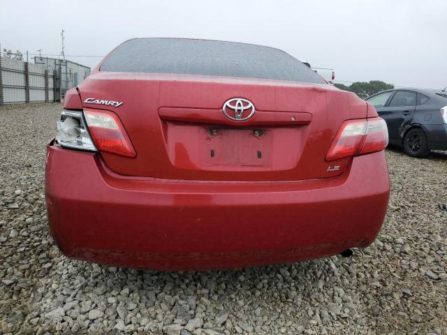 4T4BE46K48R041585 - 2008 TOYOTA CAMRY CE RED photo 6