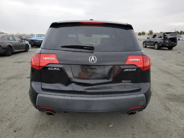 2HNYD28239H530328 - 2009 ACURA MDX BLACK photo 6