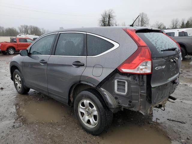 2HKRM4H33EH662716 - 2014 HONDA CR-V LX GRAY photo 2