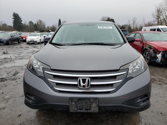 2HKRM4H33EH662716 - 2014 HONDA CR-V LX GRAY photo 5