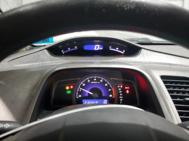 2HGFA165X9H525402 - 2009 HONDA CIVIC LX ნაცრისფერი ფოტო 9