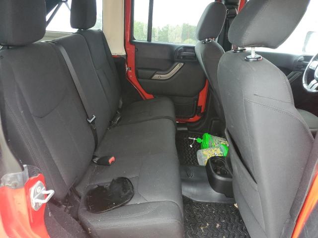 1C4BJWDG5FL726153 - 2015 JEEP WRANGLER U SPORT RED photo 10