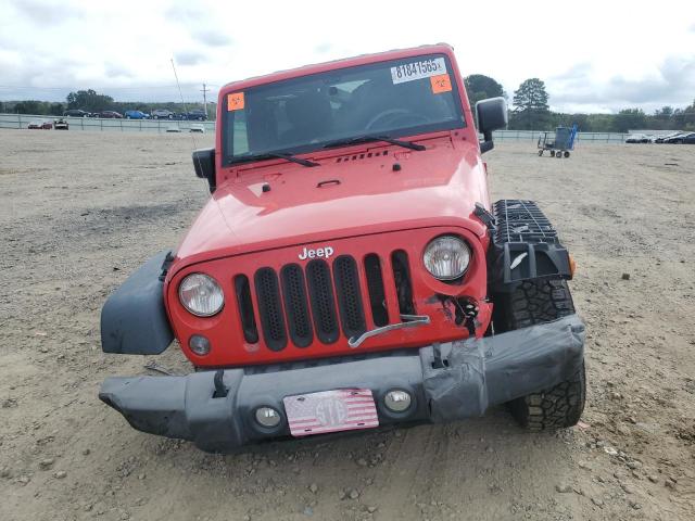 1C4BJWDG5FL726153 - 2015 JEEP WRANGLER U SPORT RED photo 5