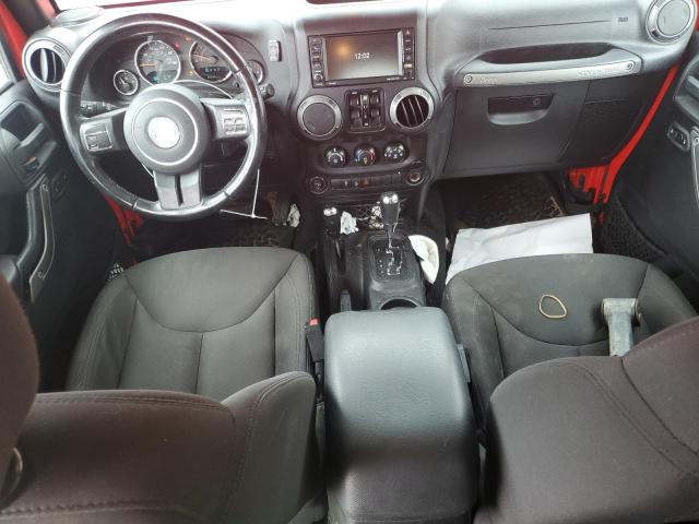 1C4BJWDG5FL726153 - 2015 JEEP WRANGLER U SPORT RED photo 8