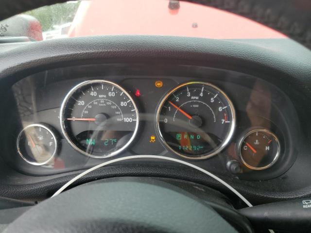 1C4BJWDG5FL726153 - 2015 JEEP WRANGLER U SPORT RED photo 9