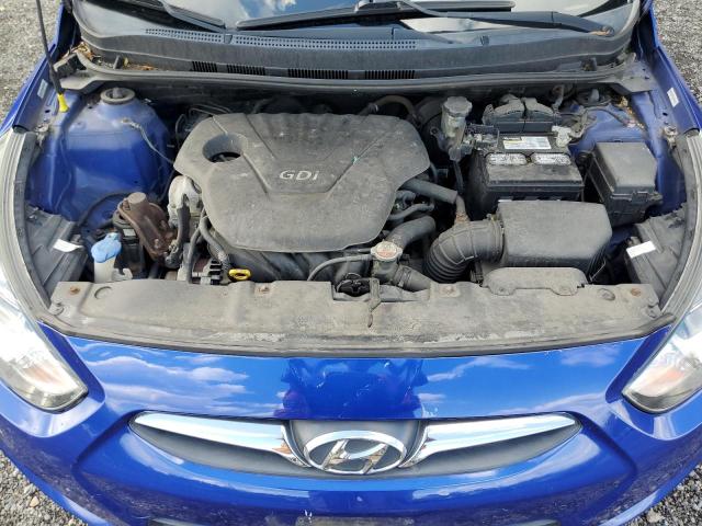 KMHCT4AE4DU499160 - 2013 HYUNDAI ACCENT GLS BLUE photo 11