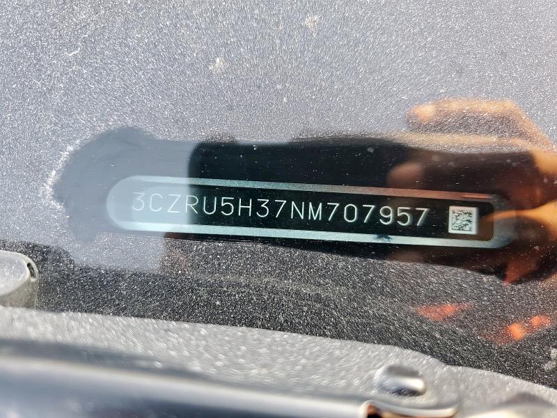 3CZRU5H37NM707957 - 2022 HONDA HR-V LX SILVER photo 13