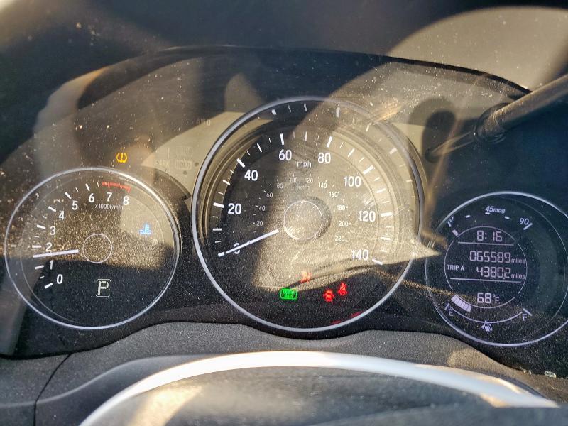 3CZRU5H37NM707957 - 2022 HONDA HR-V LX SILVER photo 9