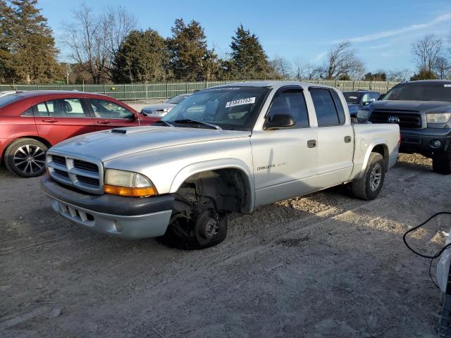 2002 DODGE DAKOTA QUAD SPORT, 