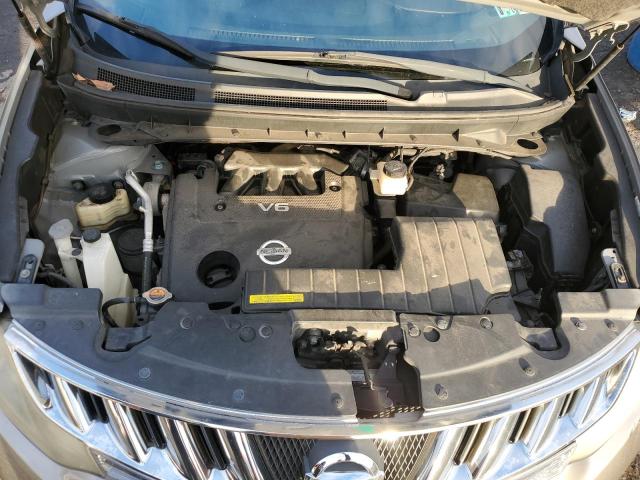 JN8AZ18W39W141040 - 2009 NISSAN MURANO S SILVER photo 11