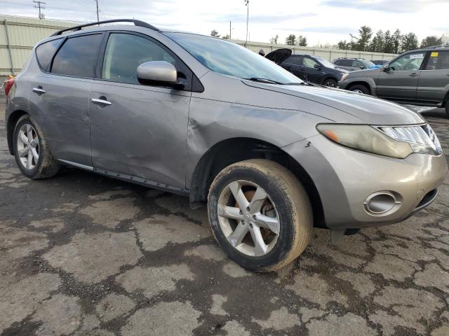 JN8AZ18W39W141040 - 2009 NISSAN MURANO S SILVER photo 4