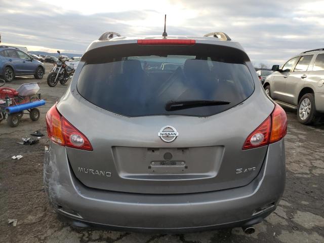 JN8AZ18W39W141040 - 2009 NISSAN MURANO S SILVER photo 6