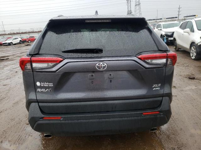 JTMP1RFV0KD500299 - 2019 TOYOTA RAV4 XLE GRAY photo 6