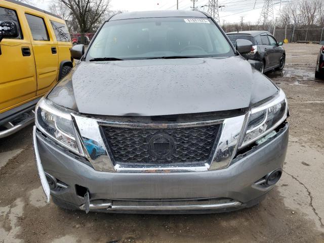 5N1AR2MM7FC711782 - 2015 NISSAN PATHFINDER S GRAY photo 5