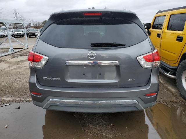 5N1AR2MM7FC711782 - 2015 NISSAN PATHFINDER S GRAY photo 6