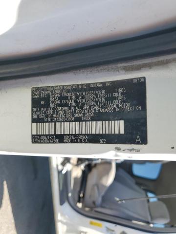 5TBET341X6S543808 - 2006 TOYOTA TUNDRA DOUBLE CAB SR5 WHITE photo 12