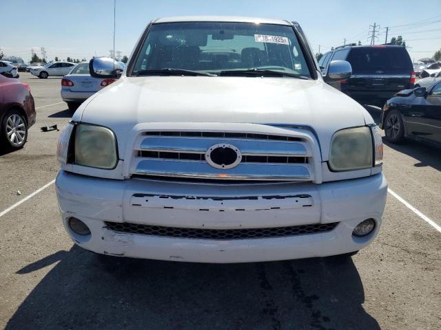 5TBET341X6S543808 - 2006 TOYOTA TUNDRA DOUBLE CAB SR5 WHITE photo 5