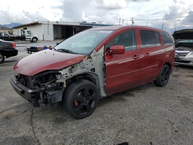 JM1CR29L370134796 - 2007 MAZDA 5 RED photo 1