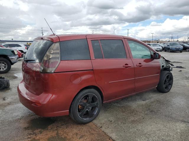 JM1CR29L370134796 - 2007 MAZDA 5 RED photo 3