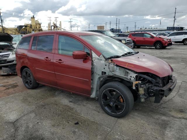 JM1CR29L370134796 - 2007 MAZDA 5 RED photo 4