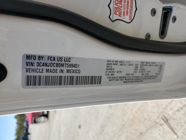 3C4NJDCB0MT599451 - 2021 JEEP COMPASS LIMITED Ağ foto 14