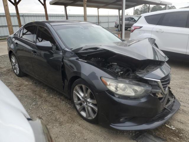 JM1GJ1T66E1127483 - 2014 MAZDA 6 TOURING GRAY photo 4