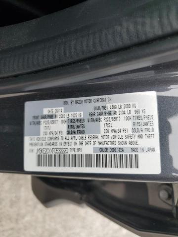 JM3KE2CYXF0532220 - 2015 MAZDA CX-5 TOURING GRAY photo 13