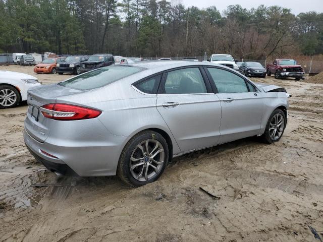 3FA6P0CD8LR130154 - 2020 FORD FUSION SEL SILVER photo 3