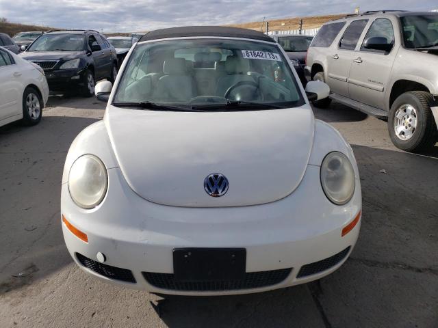 3VWFF31Y37M420838 - 2007 VOLKSWAGEN NEW BEETLE TRIPLE WHITE WHITE photo 5