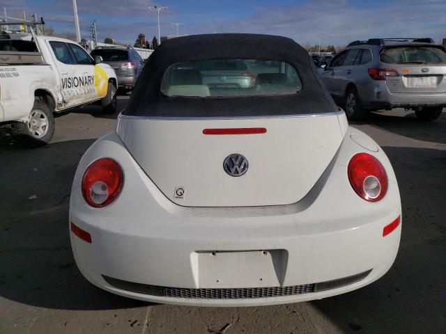 3VWFF31Y37M420838 - 2007 VOLKSWAGEN NEW BEETLE TRIPLE WHITE WHITE photo 6