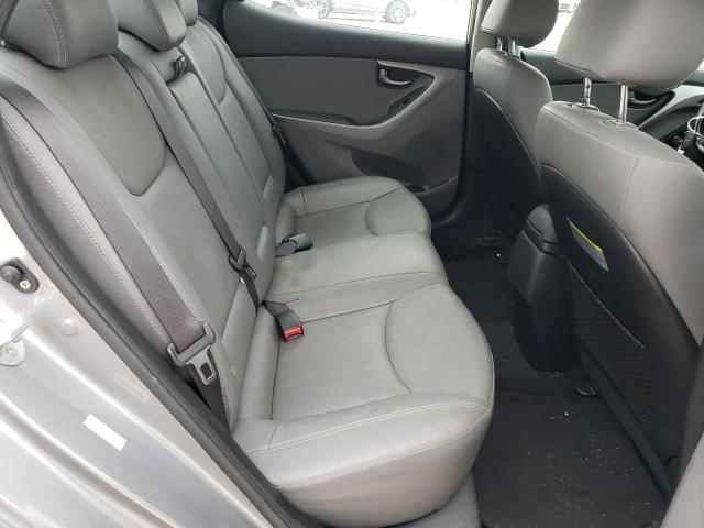 KMHDH4AH2EU155389 - 2014 HYUNDAI ELANTRA SE GRAY photo 10