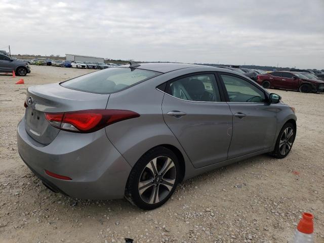 KMHDH4AH2EU155389 - 2014 HYUNDAI ELANTRA SE GRAY photo 3