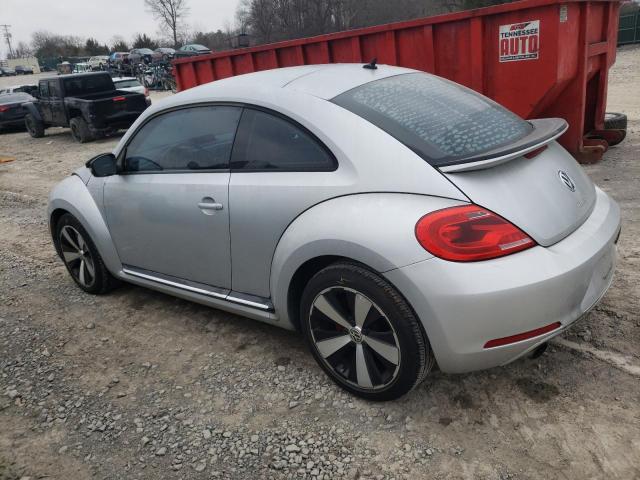 3VWVA7ATXCM644107 - 2012 VOLKSWAGEN BEETLE TURBO SILVER photo 2