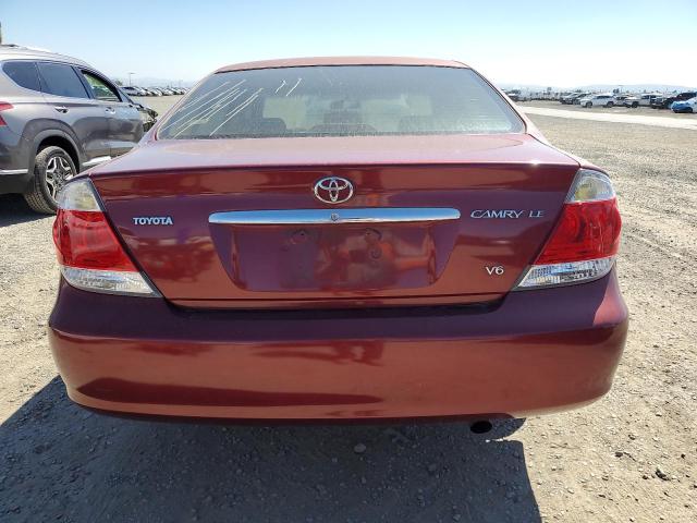 4T1BF32K35U107076 - 2005 TOYOTA CAMRY LE MAROON photo 6