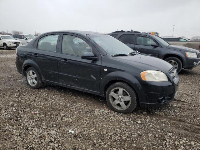 KL1TG566X7B133386 - 2007 CHEVROLET AVEO LT BLACK photo 4