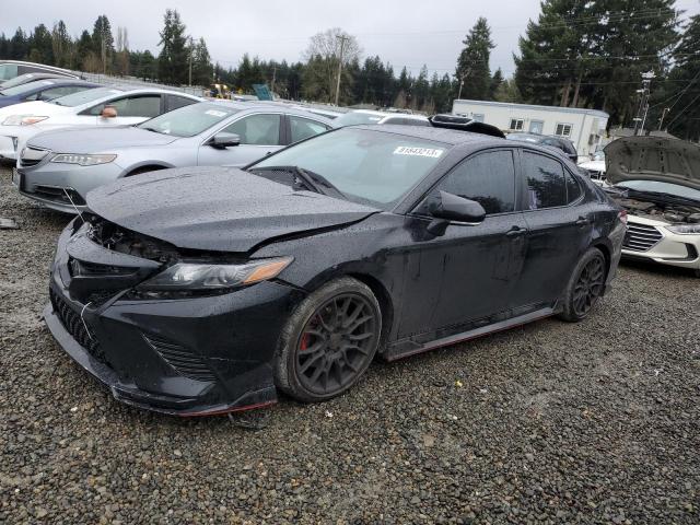 4T1KZ1AK0MU055319 - 2021 TOYOTA CAMRY TRD BLACK photo 1